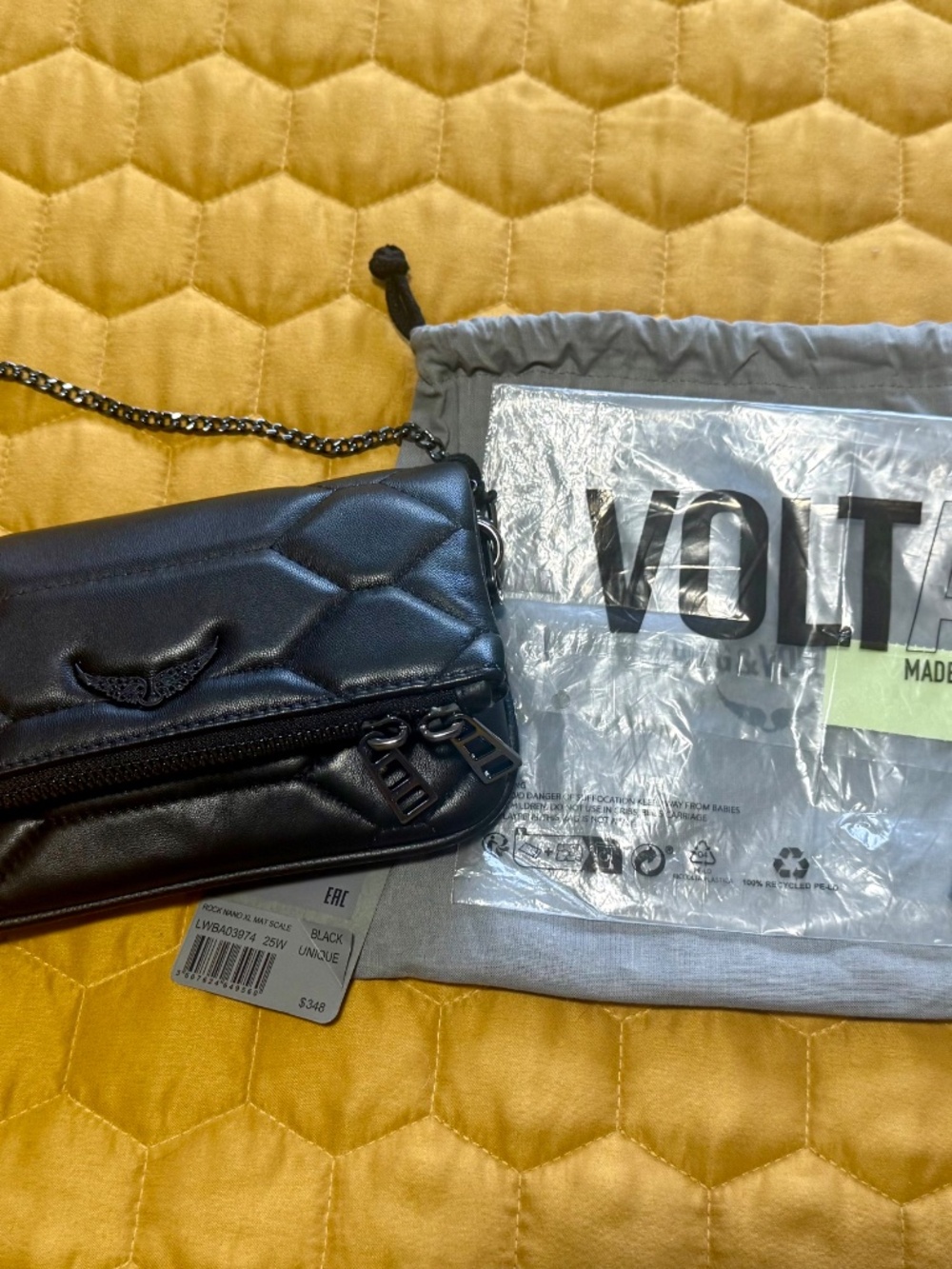 🦉 NWT ZADIG & VOLTAIRE HANDBAG - Picture 10 of 11